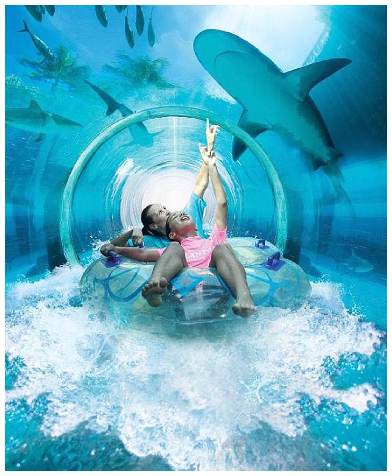 Underwater Slide at Atlantis The Palm Resort - Paging Fun Mums