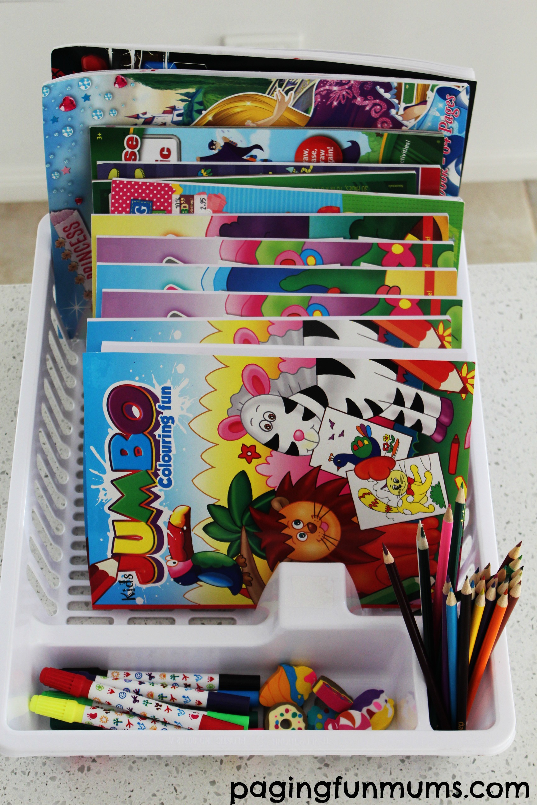 colouring book caddy hack Paging Fun Mums