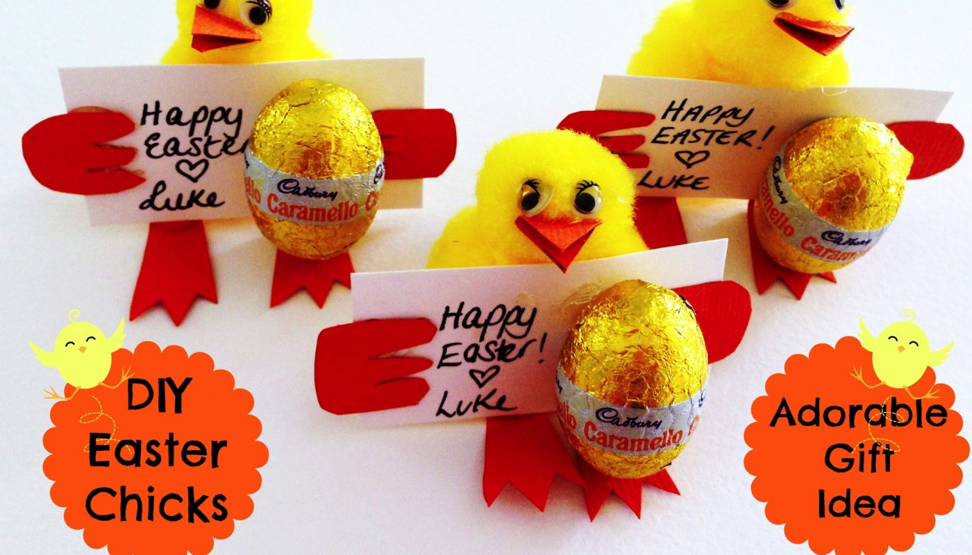 Easter Chicks - an adorable handmade Easter Gift! - Paging Fun Mums