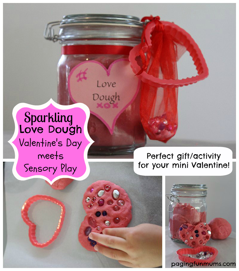 Sparkling Love Dough - Valentine's Day for Kids