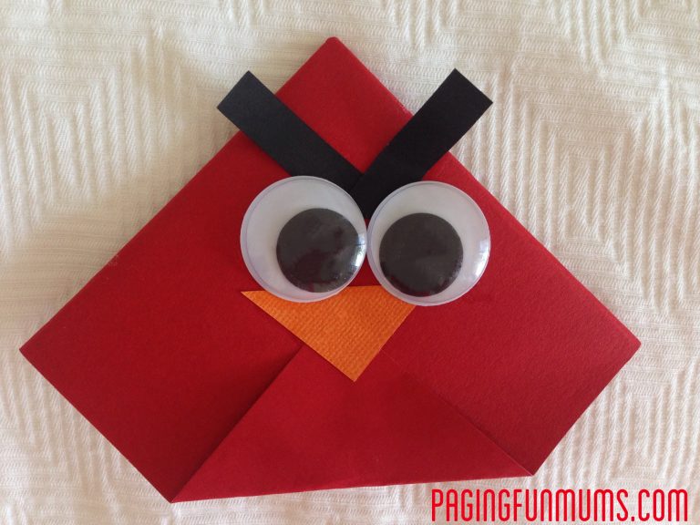 Angry Birds Origami Bookmarks! Jenni Paging Fun Mums