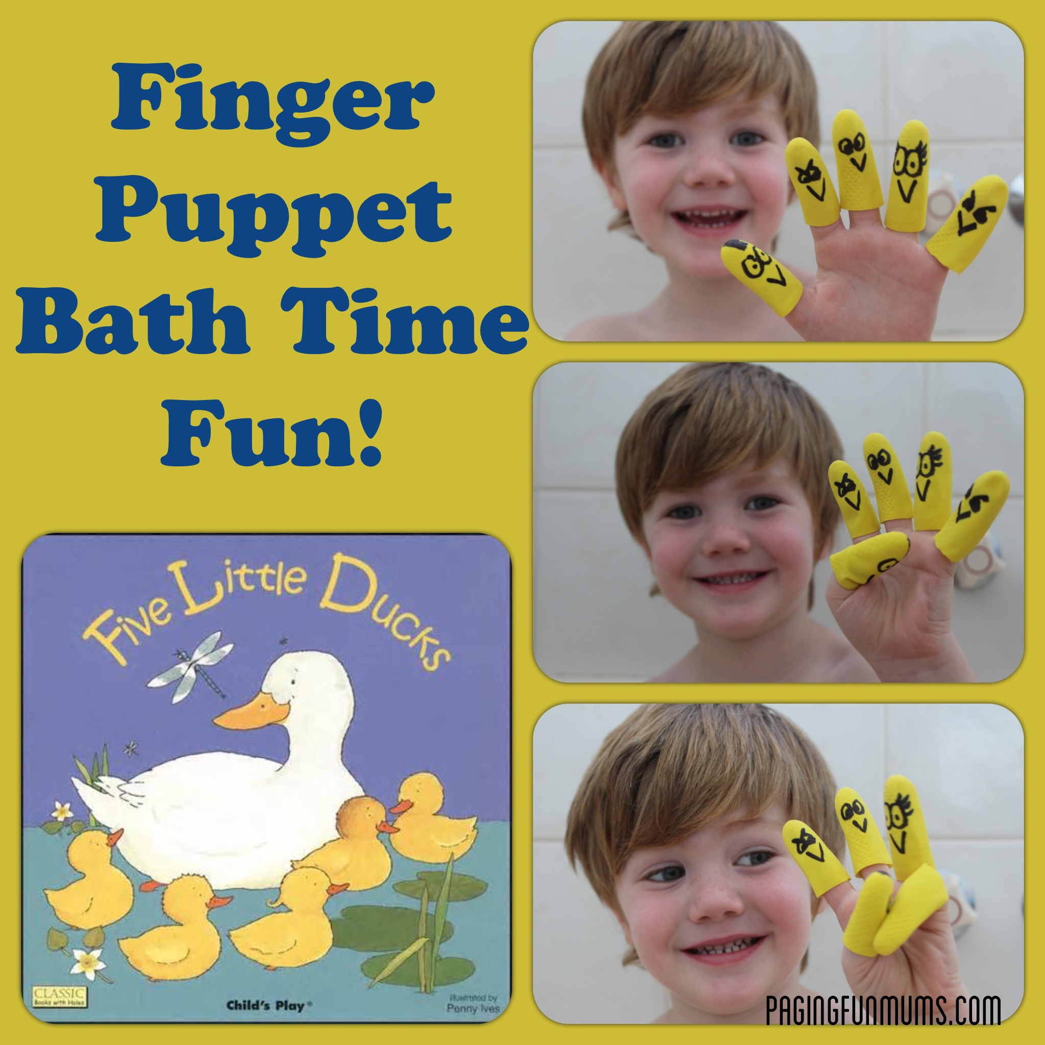 Finger Puppet Bath Time Fun