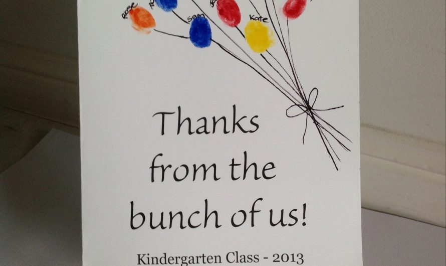 Teacher Appreciation Card from Class – (Louise)
