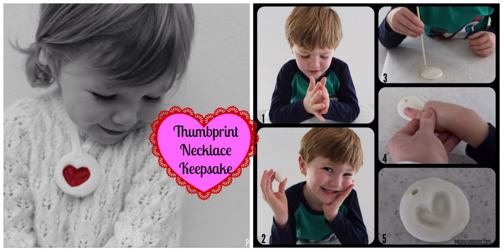 Thumbprint Necklace Keepsake