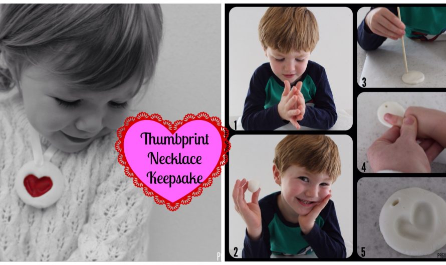 Thumb Print Necklace Keepsake