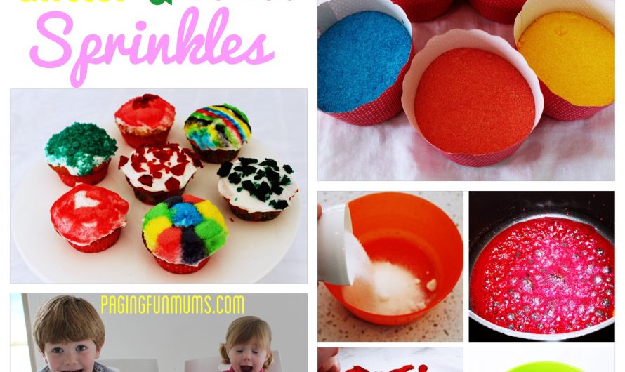 DIY Glitter/Coloured Sand & Toffee Sprinkles!