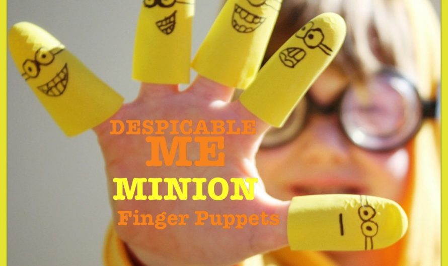 Despicable Me ‘Minion’ Finger Puppets…includes easy video tutorial!