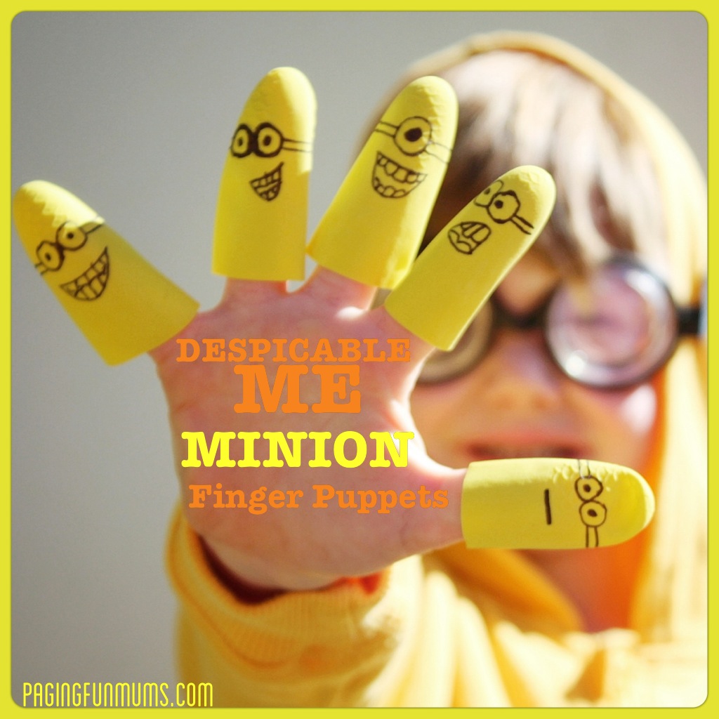 Despicable Me 'Minion' Finger Puppets!