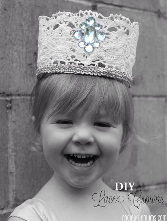 DIY Lace Crowns