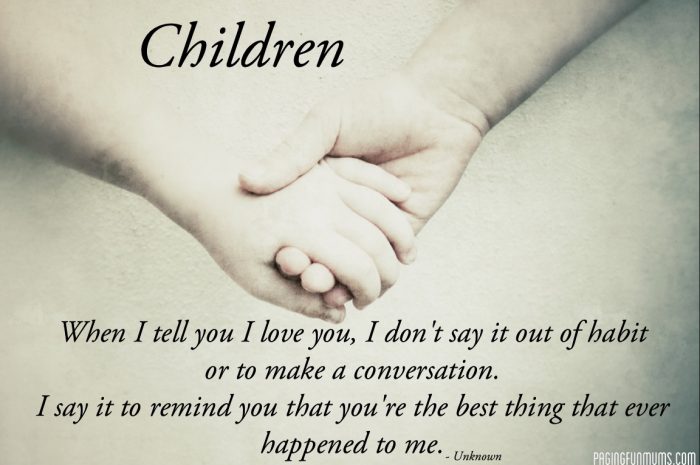 My kids are definitely the best thing that has happened to me! - Jenni ...