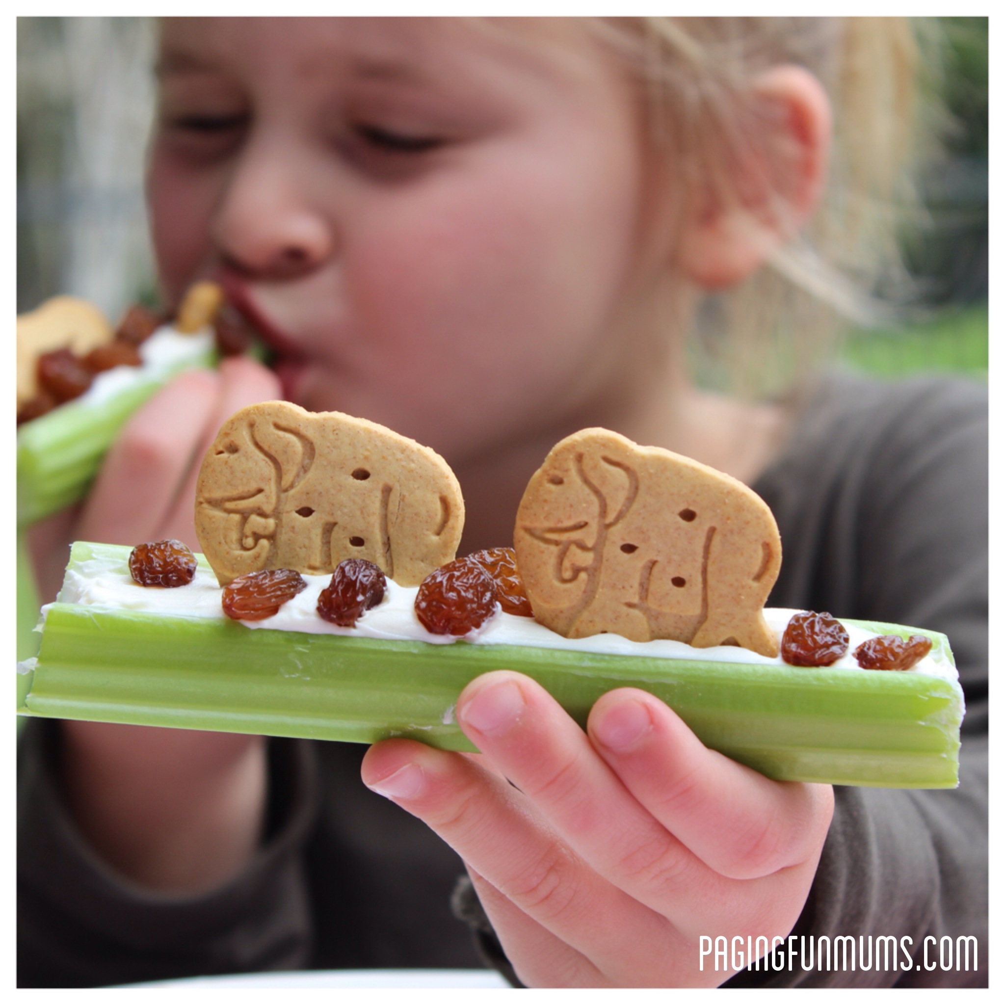 Healthy & FUN After-School Snack ~ Celery Animal Snacks! - Paging Fun Mums