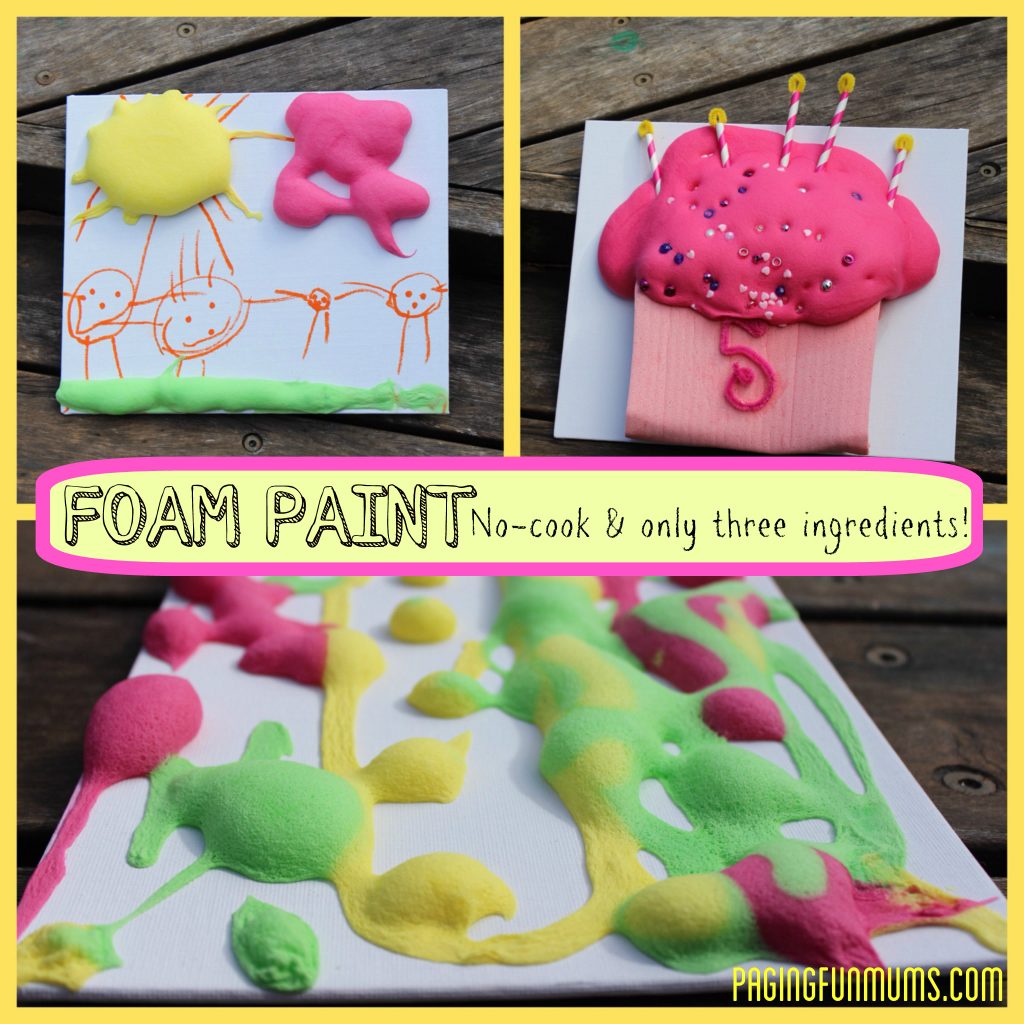 DIY Foam Paint