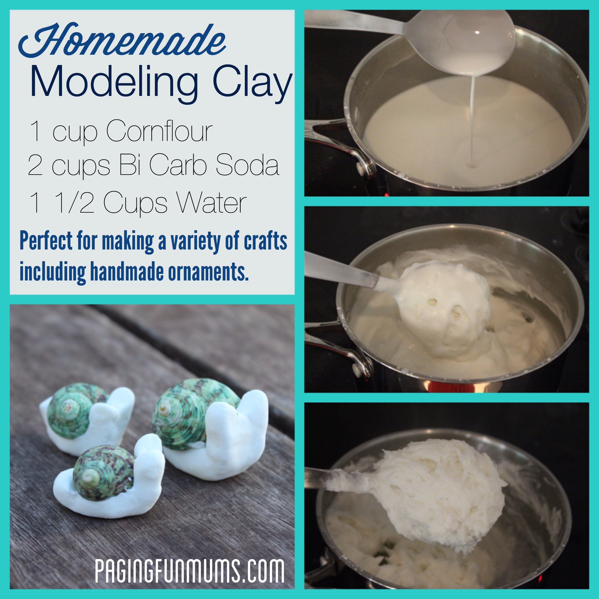 How to Make Air Dry Clay With Cornstarch & Baking Soda - A Bubbly Life