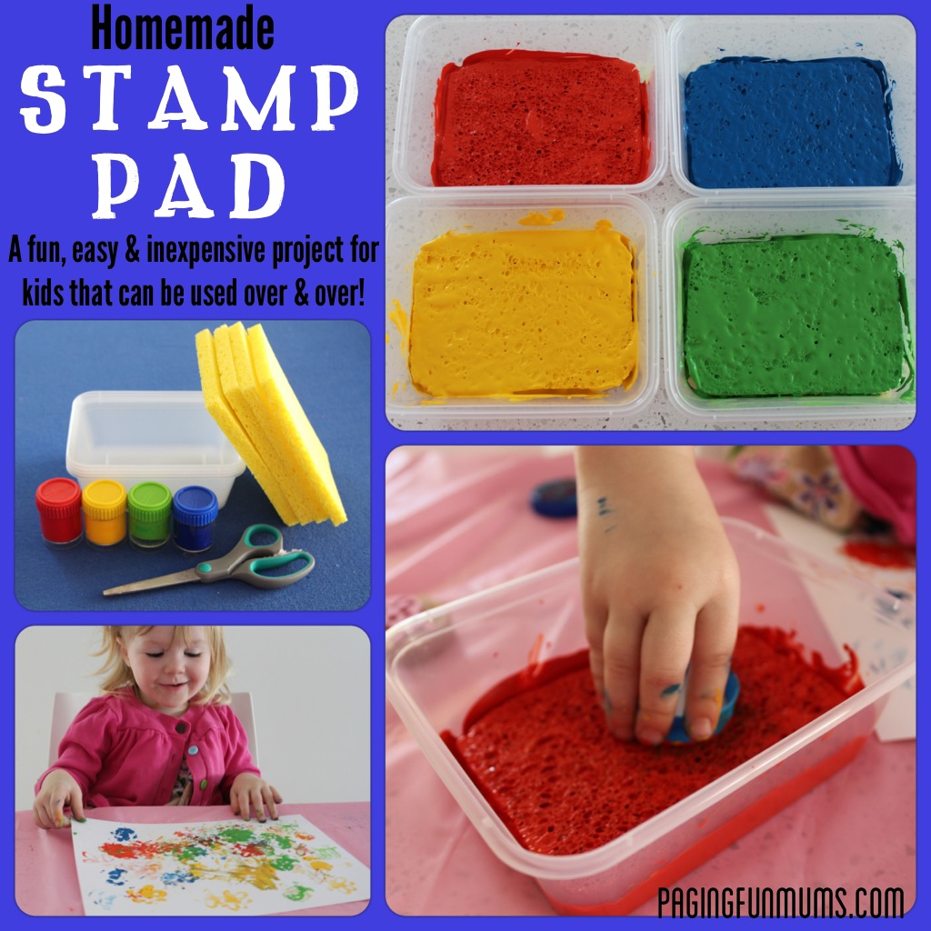 Ink Pads for Kids Washable, Stamp pads for kids,Craft Ink Pads for