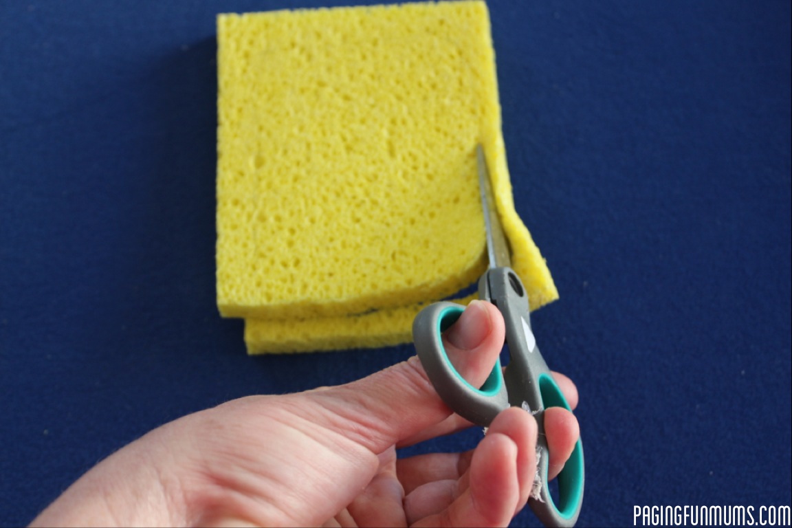 Make your own Paint Sponge Pads for Toddler Stamping Fun