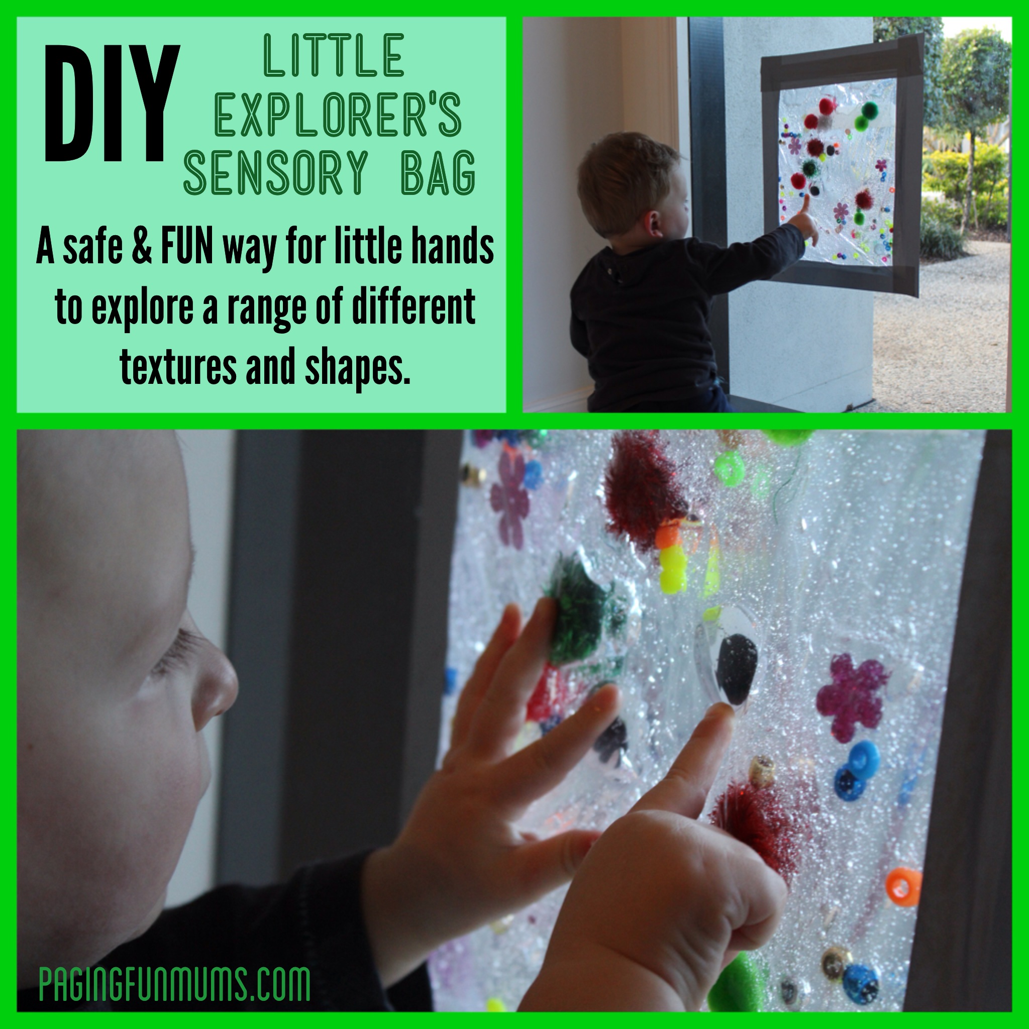 DIY Gel Sensory Bag - Paging Fun Mums