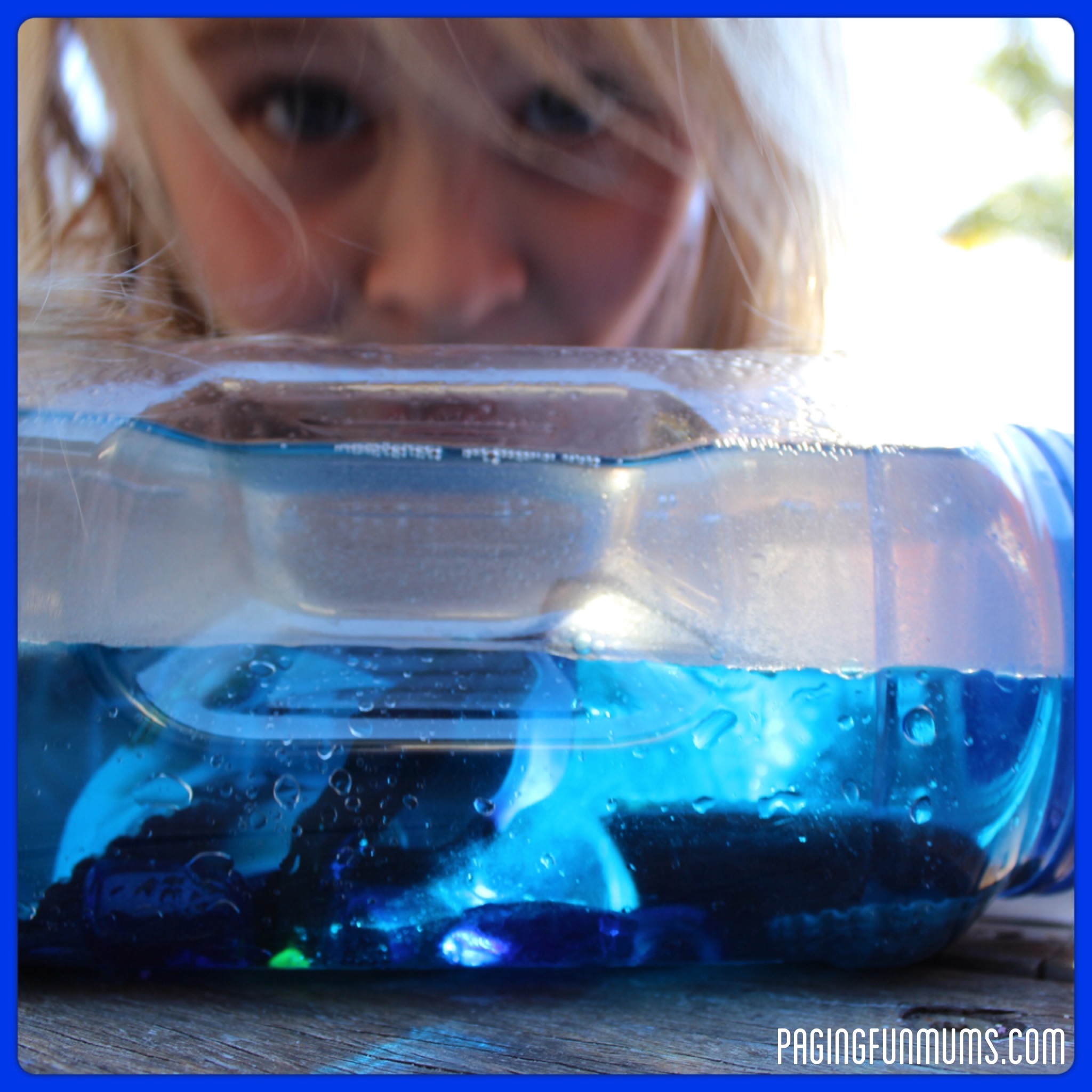 Ocean Discovery Bottle - Perfect for baby's sensory play!