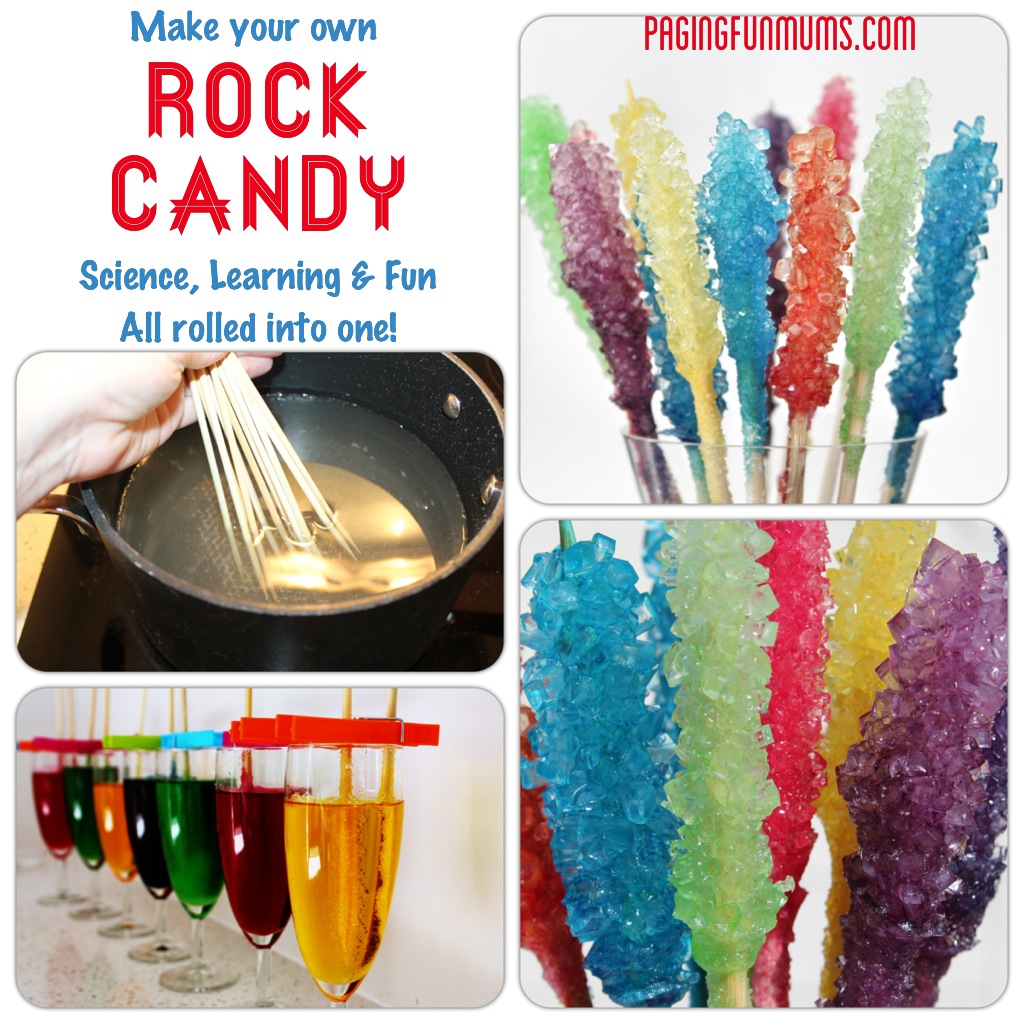 making rock candy science project