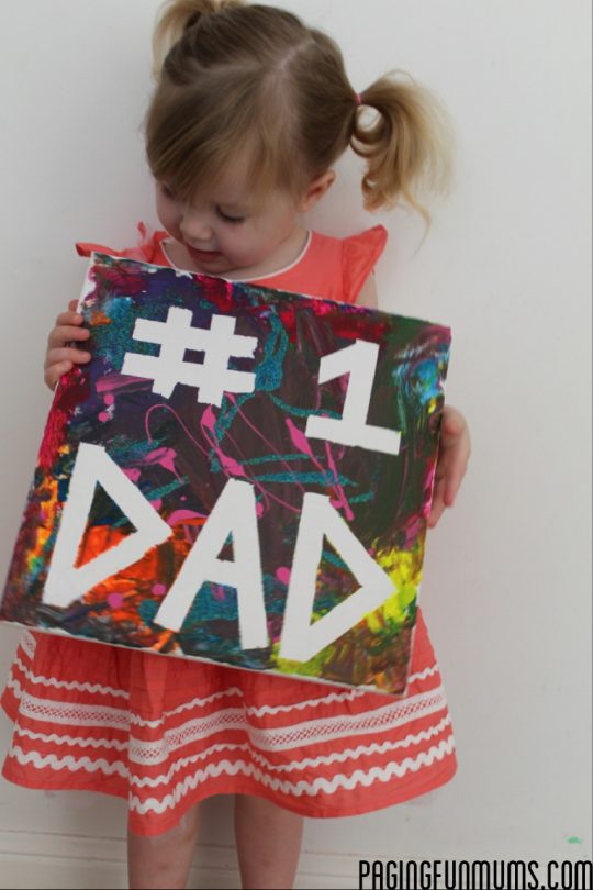 Masking Tape Canvas - Paging Fun Mums