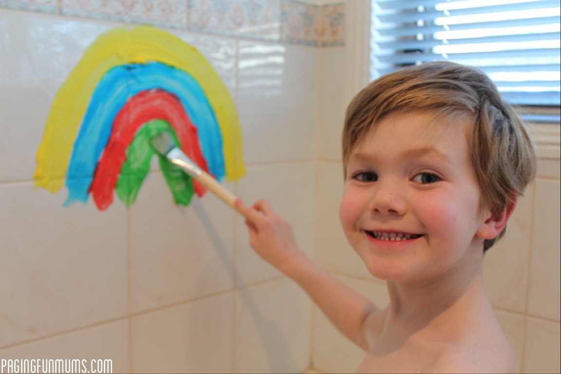 DIY Bath Paints - Lukeosaurus And Me