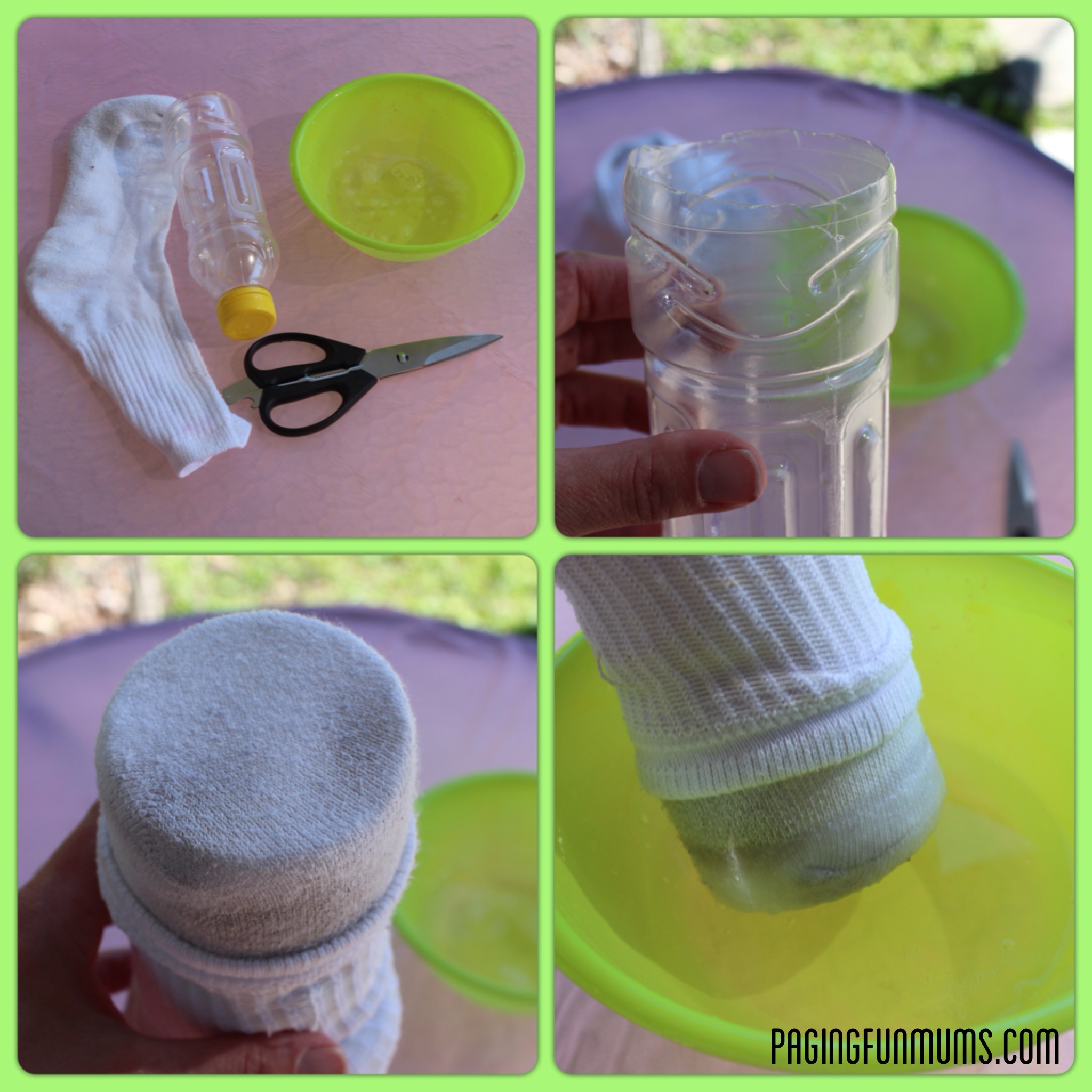 Diy Sock Bubble Blower Paging Fun Mums