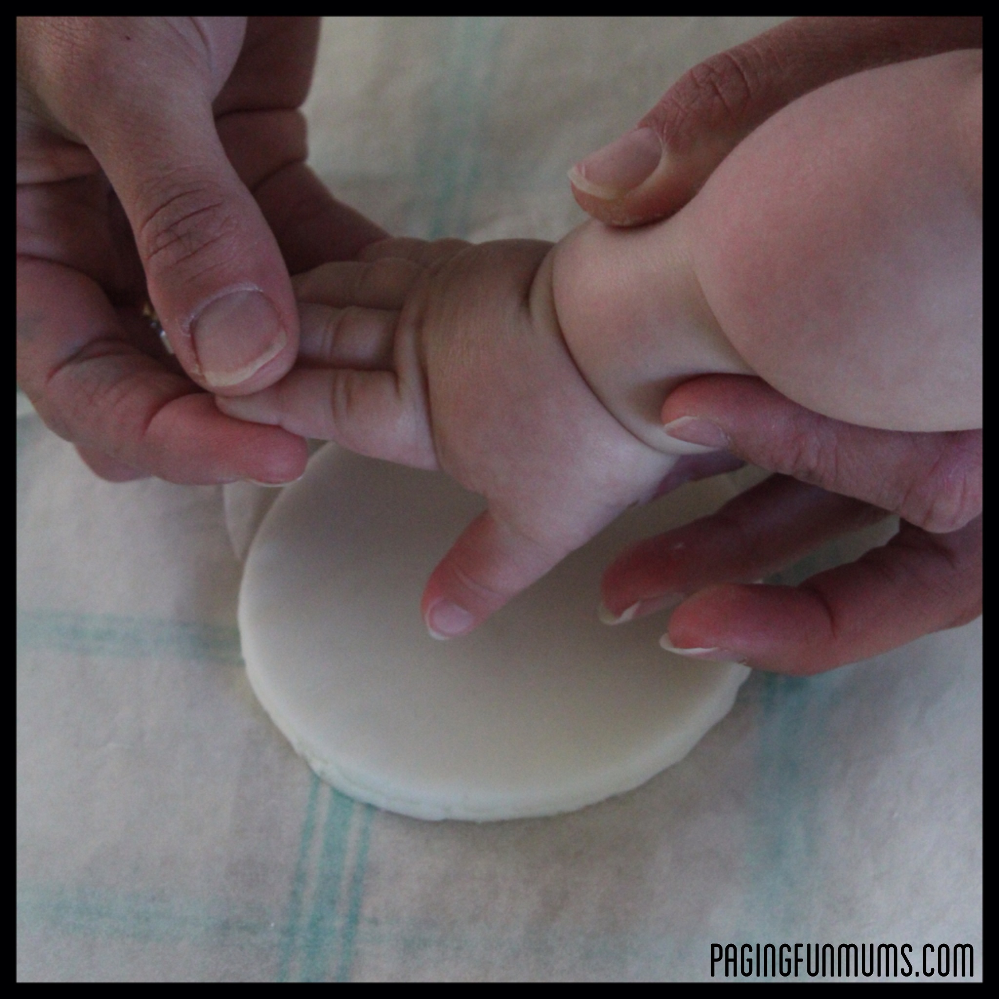 DIY Baby Keepsake - using homemade clay! 