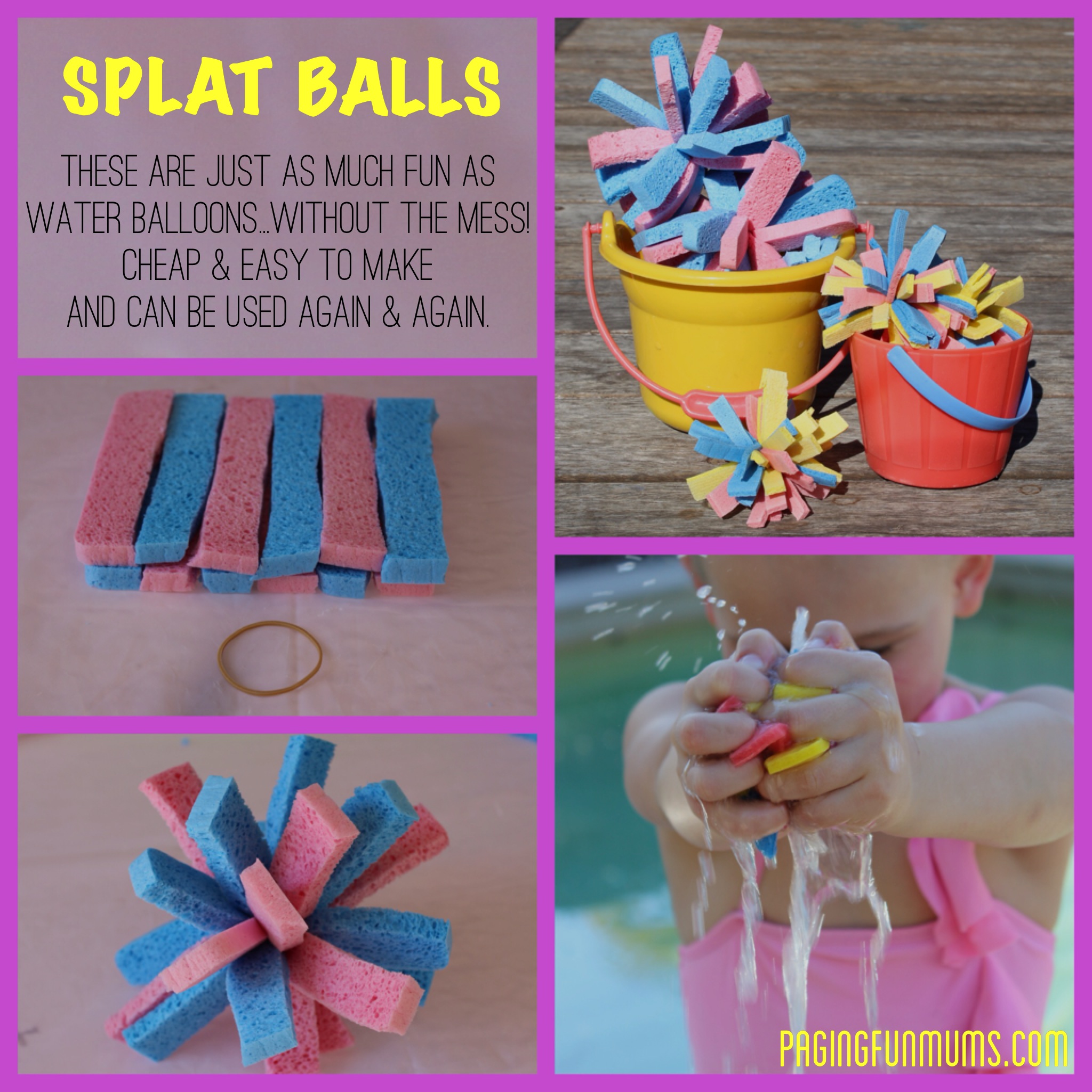 Fun Summer Activity! DIY Splat Balls!