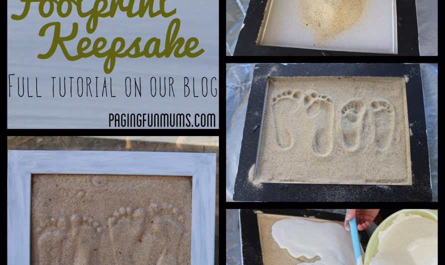 Sand Footprint Craft – Full DIY instructions!