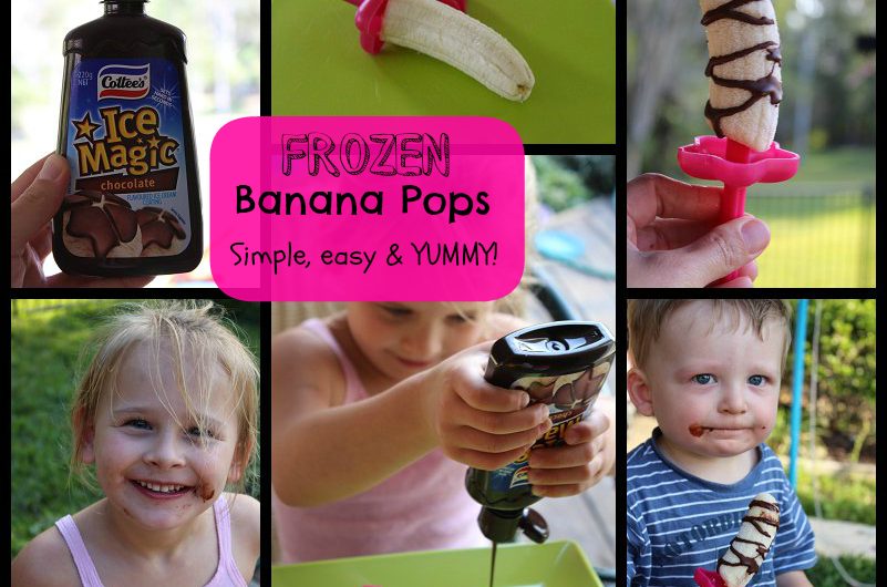 Frozen Choc Banana Pops – Favourite Summer Treat!