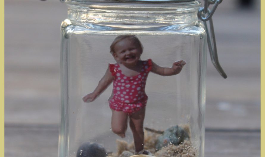 DIY Beach Memory Jar – a keepsake filled with memories.