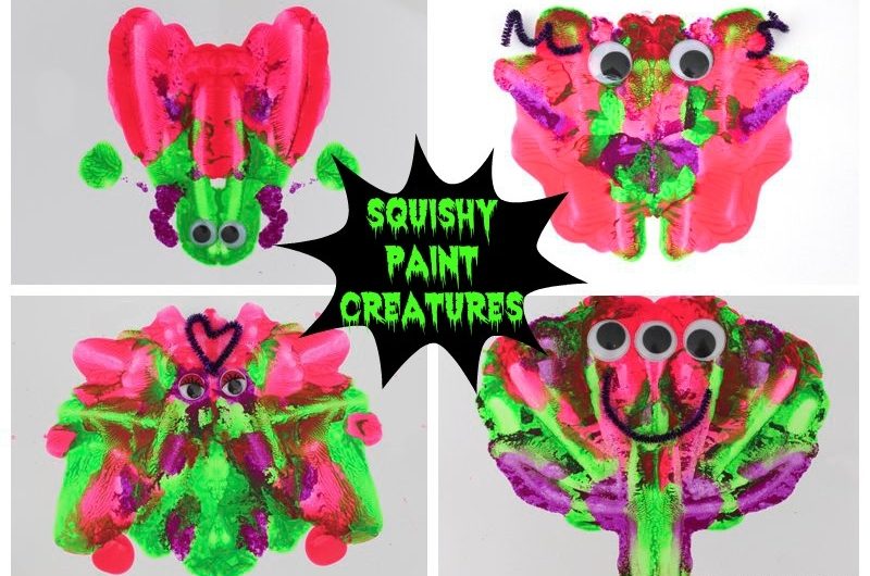 Squishy Paint Creatures