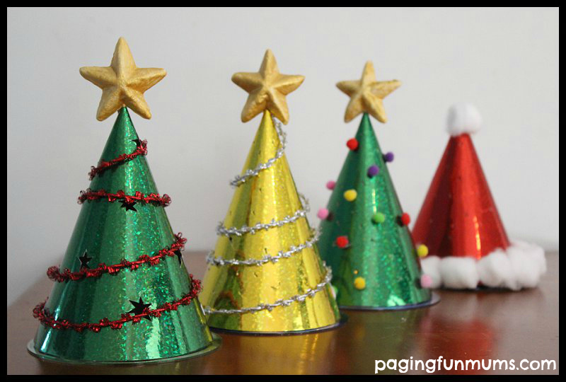 Glowing Christmas Tree Craft