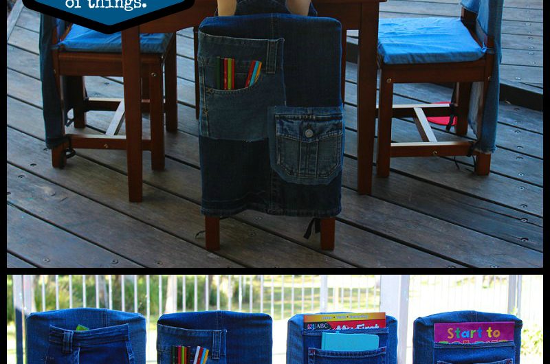 Recycled Denim Kid’s Chair Covers