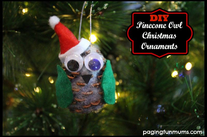 DIY Pinecone Owl – Christmas Ornament