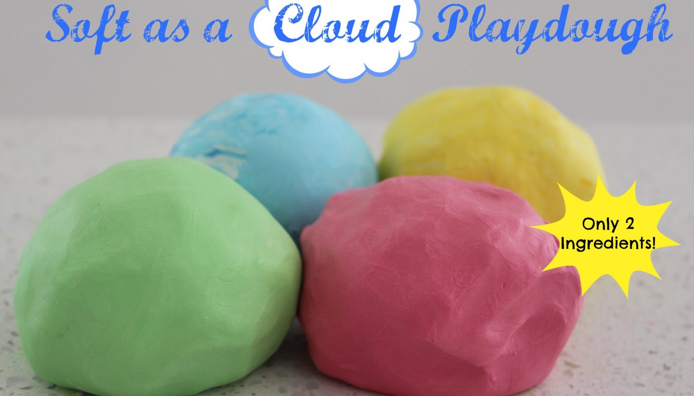 Soft As A Cloud Playdoughusing Only 2 Ingredients
