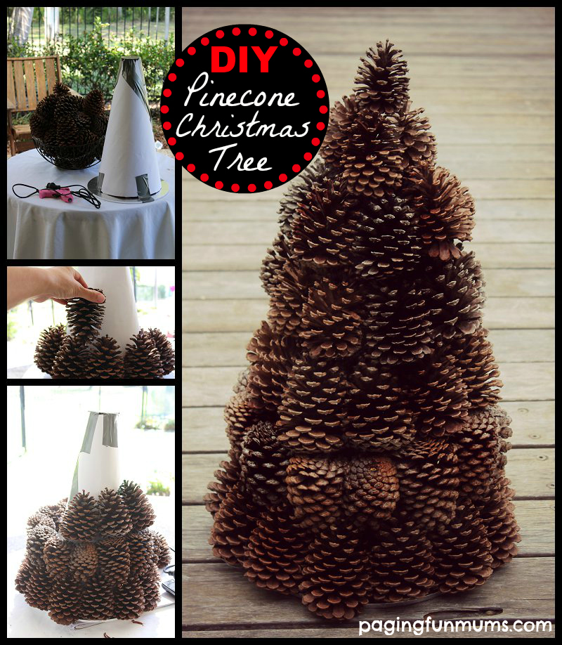 Pinecone Tree Centerpiece - Paging Fun Mums