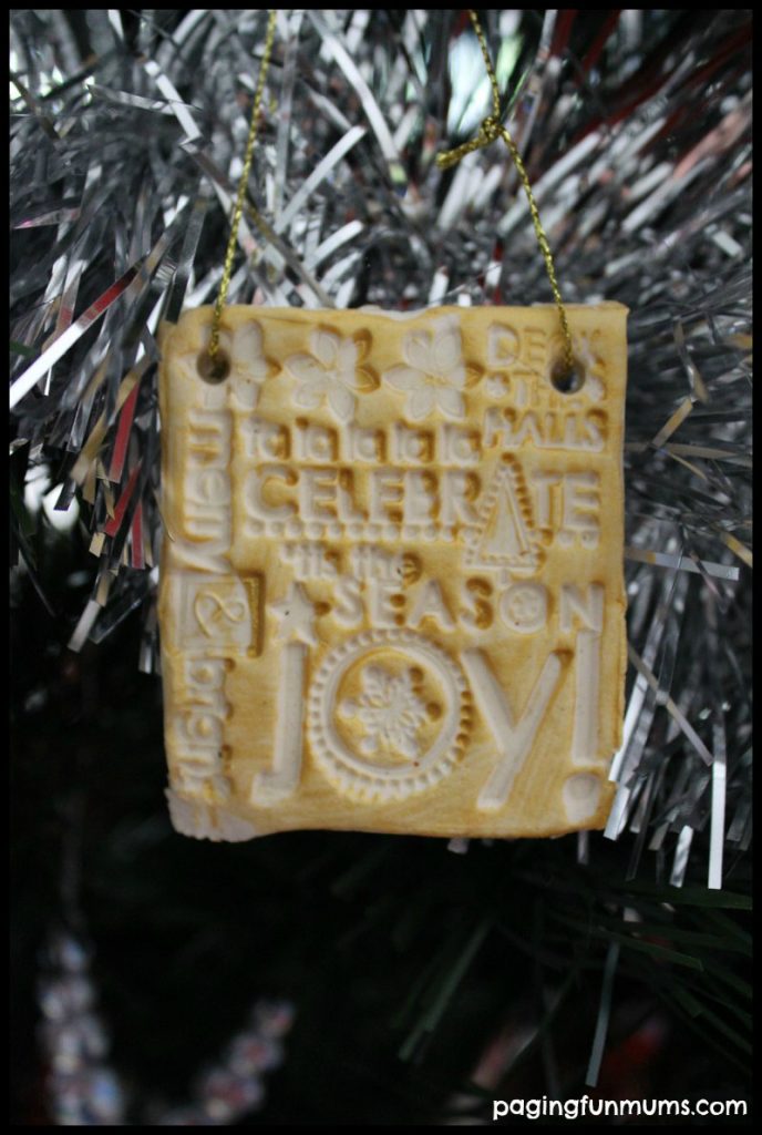 Stamped Clay Ornaments