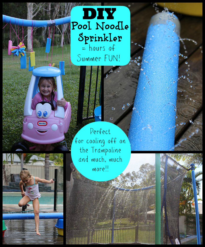 DIY Pool Noodle Sprinkler