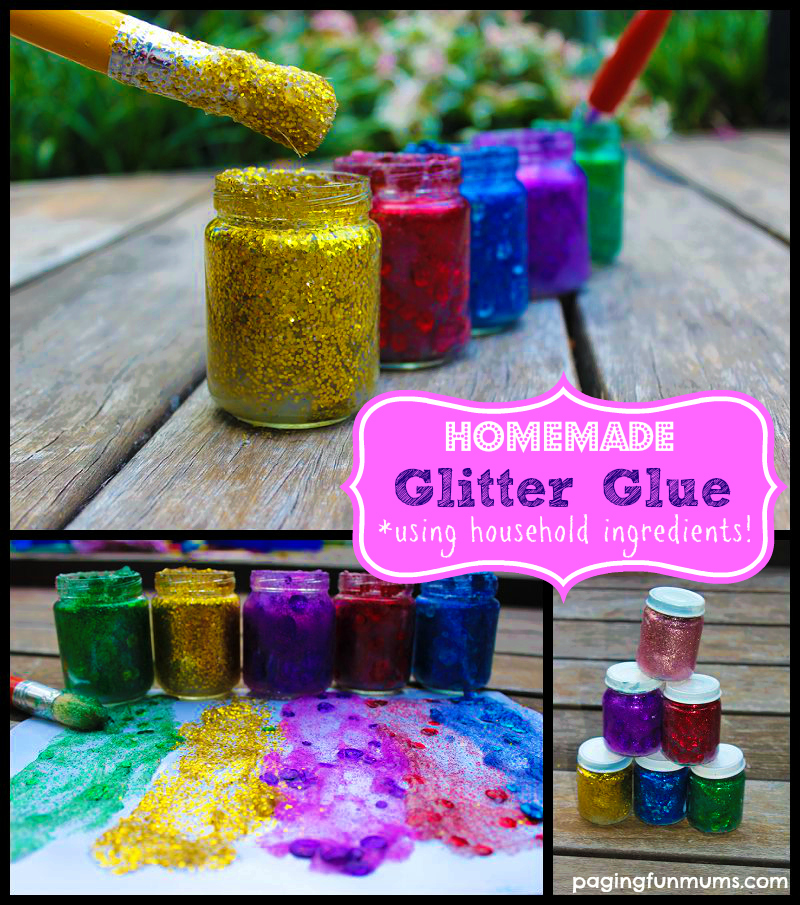 Homemade glitter, How to make glitter at home, diy homemade glitter