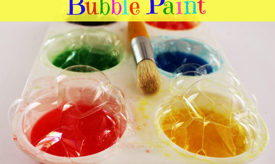 Bubble Paint…great for bath time
