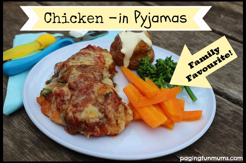 ‘Chicken in Pyjamas’ – Chicken Parmigiana Recipe