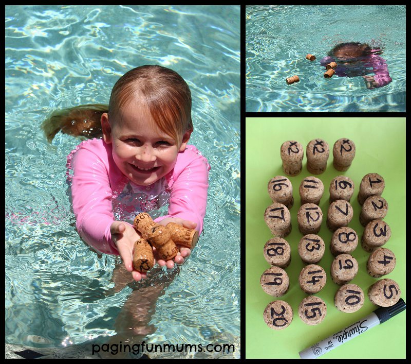 Floating Cork Game - Number Recognition games for kids