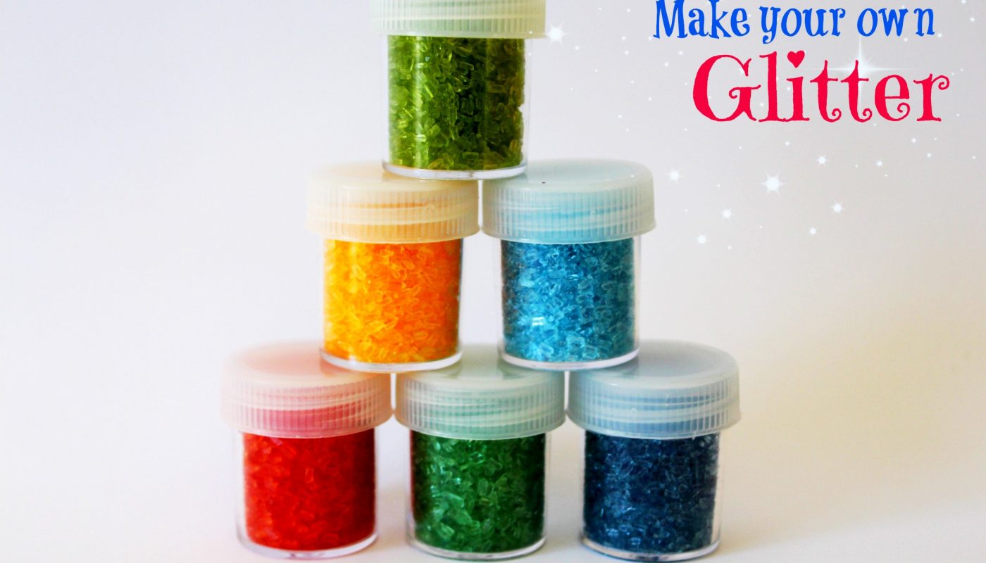 Make your own Glitter - Paging Fun Mums