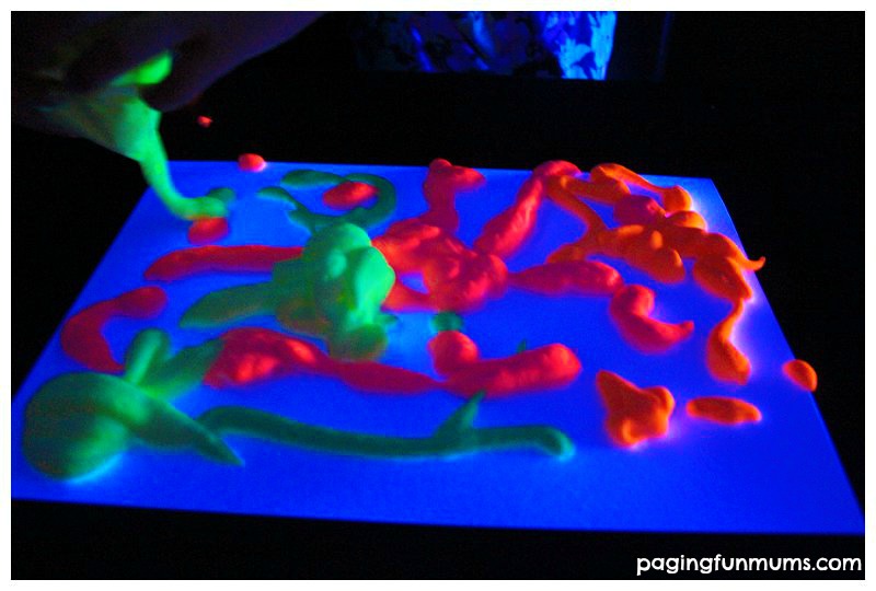 Glowing Foam Paint