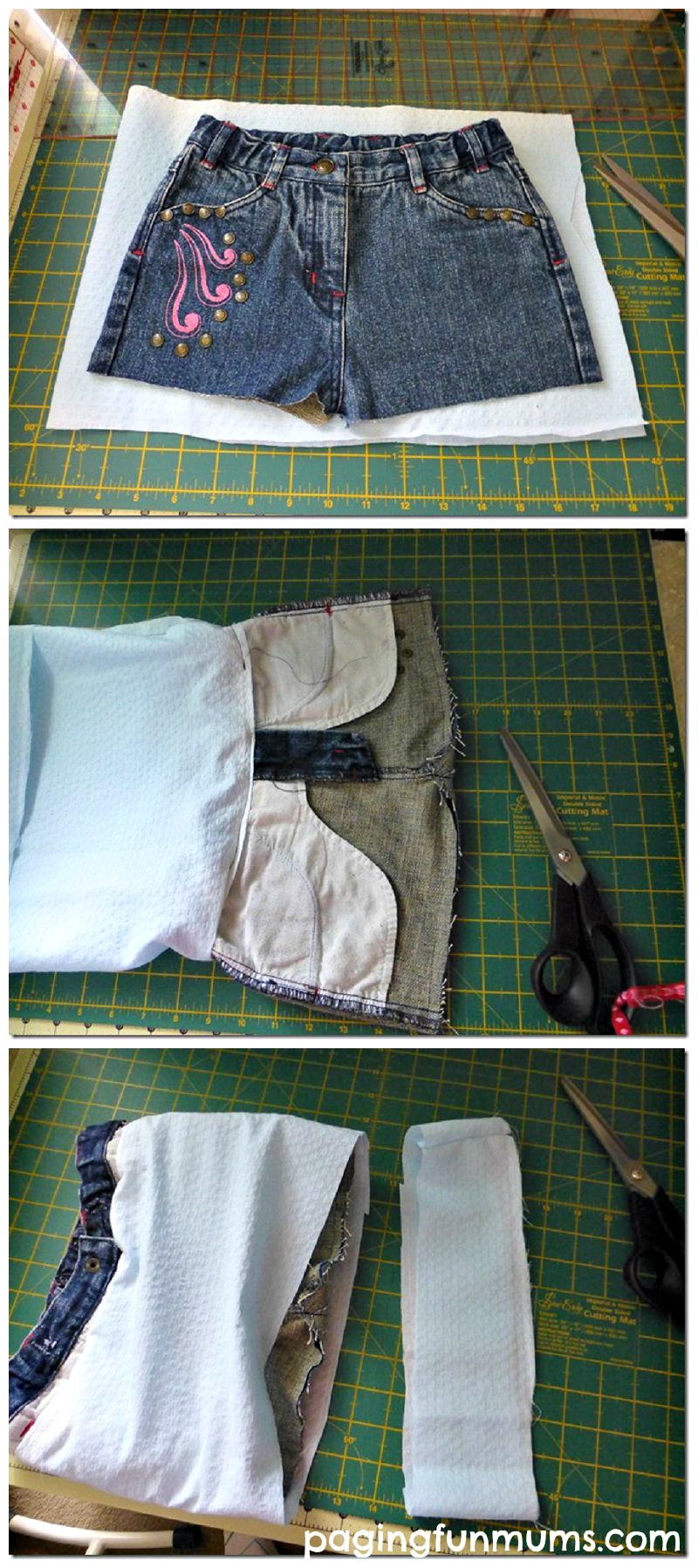 How to Make a Handbag Using a Pair of Jeans - Paging Fun Mums
