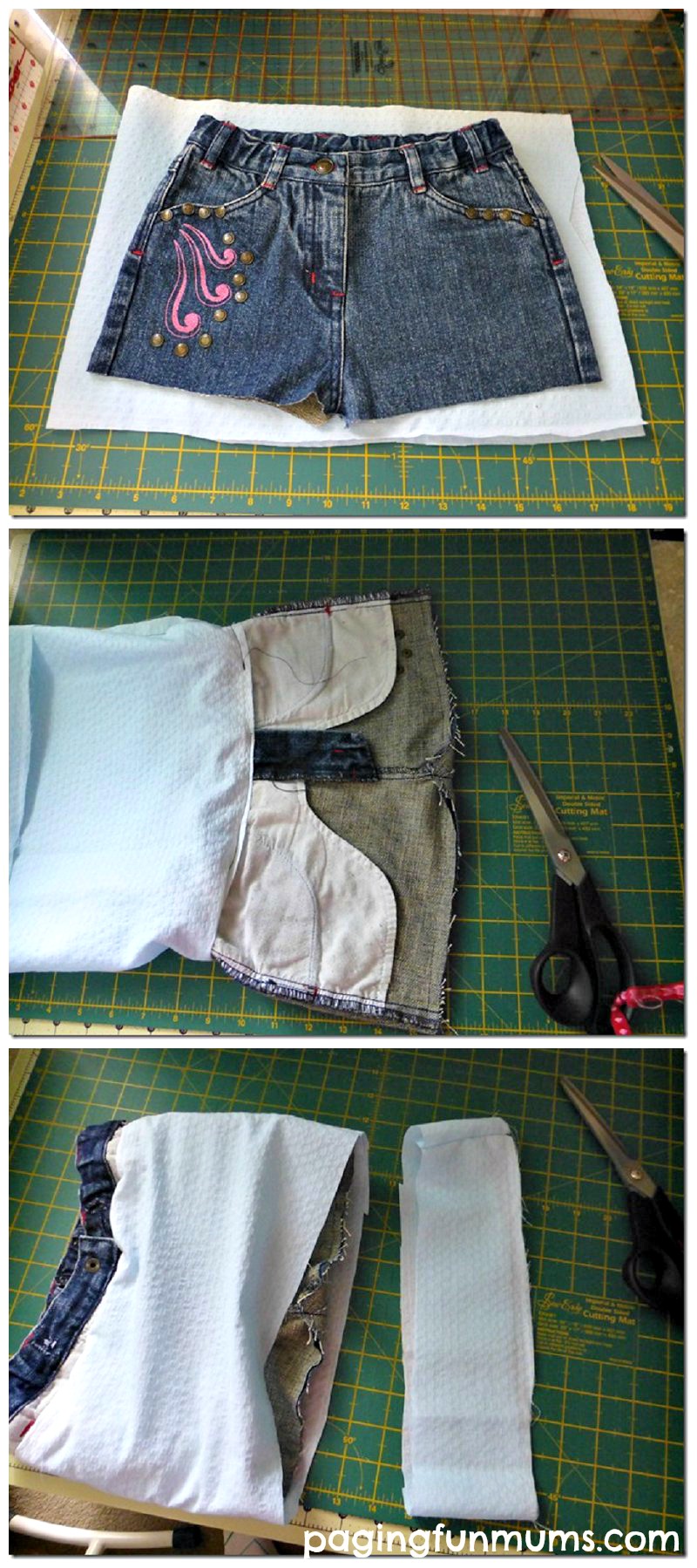 Upcycled Denim Bag - Paging Fun Mums