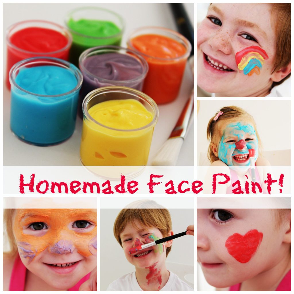 Homemade Face Paint… using only 3 ingredients!