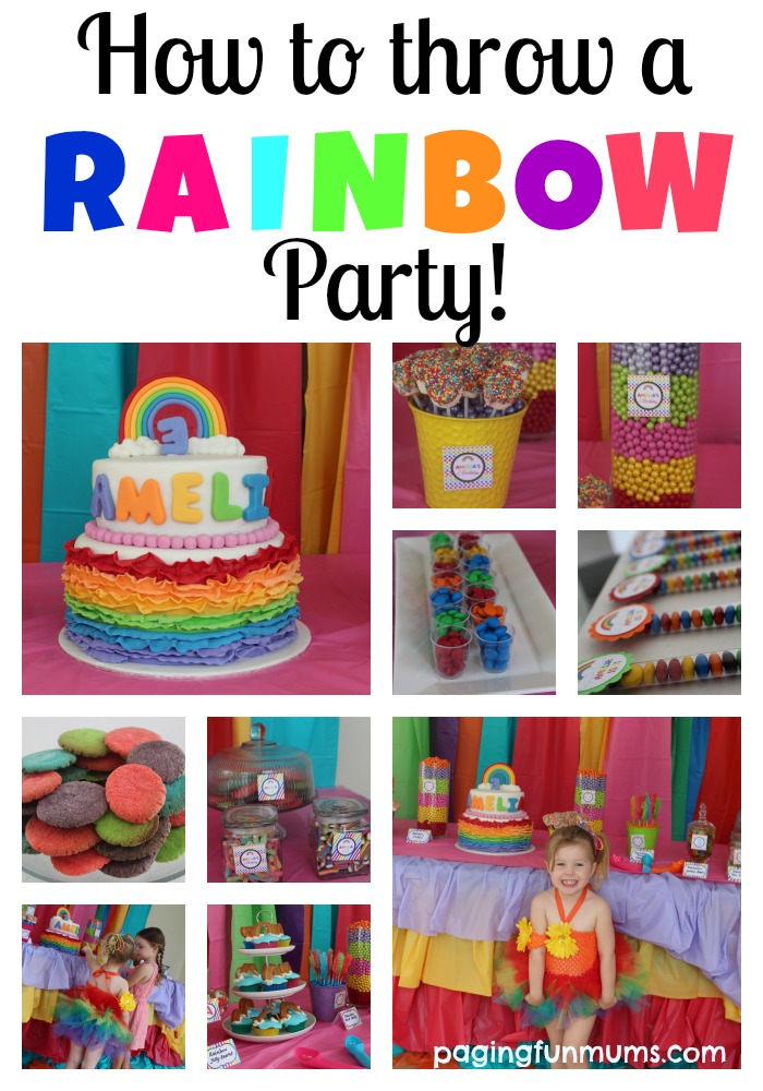 Throw the Ultimate Rainbow Party With These 8 Colorful DIYs - Brit