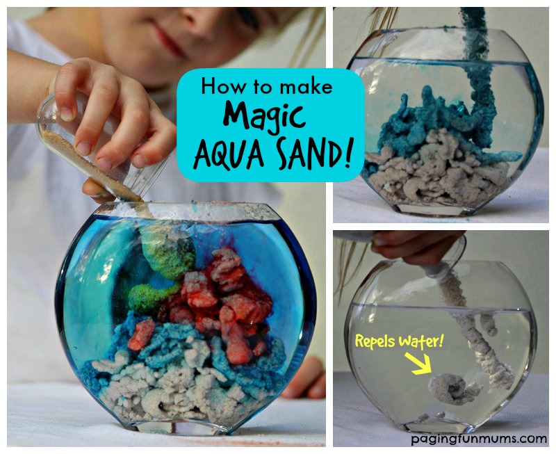 WOW! Aqua Magic Sand Recipe - How to Make Hydrophobic Sand