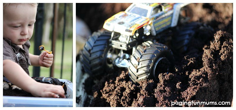 Monster Truck Sensory Fun